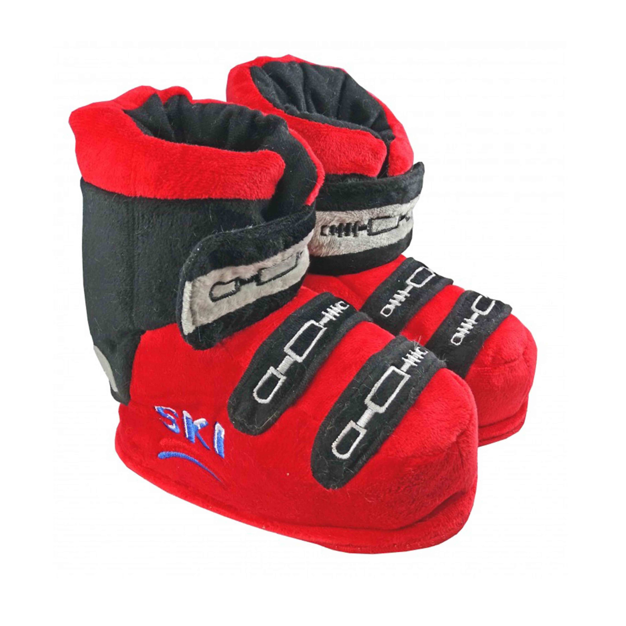 Chaussons Chaussures de Ski Rouge 2/3 ans - Souvenirs des Alpes